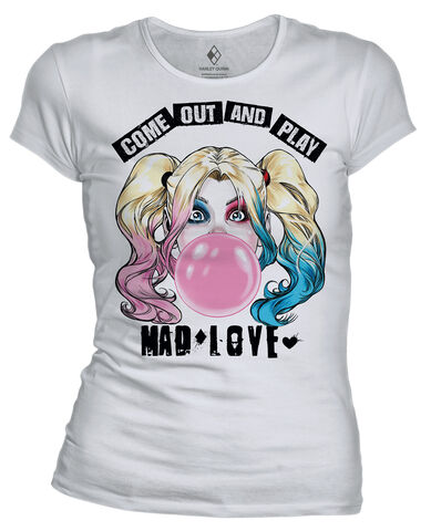 T-shirt Femme - Mad Love - Taille M - Blanc